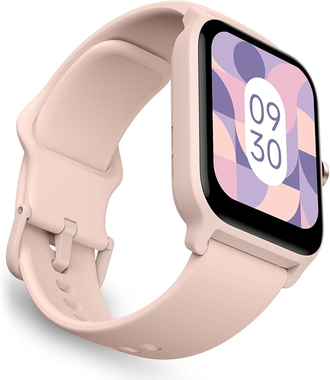 OCTANDRA Move 2 VeryFit 1.8" Bluetooth Answer Call Alexa Smart Watch Heart Rate Blood Oxygen Saturation Sleep Monitor Step Counter IP68 Activity Fitness Tracker Watches for Men Women (IDW13) (Pink)