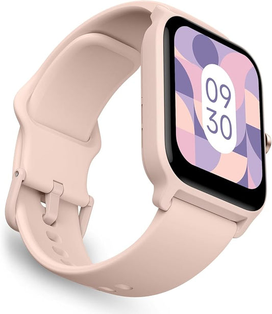 OCTANDRA Move 2 VeryFit 1.8" Bluetooth Answer Call Alexa Smart Watch Heart Rate Blood Oxygen Saturation Sleep Monitor Step Counter IP68 Activity Fitness Tracker Watches for Men Women (IDW13) (Pink)