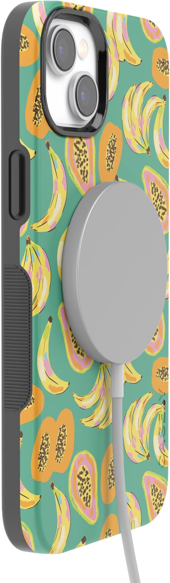 Casely iPhone 14 Case | Papaya Palms | Dippin' Daisy's Tropical Vacation | Compatible with MagSafe | Bold Protective Design