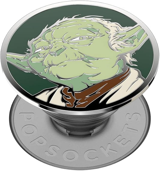PopSockets Phone Grip with Expanding Kickstand, Adhesive Grip, Star Wars - (Enamel) - Yoda