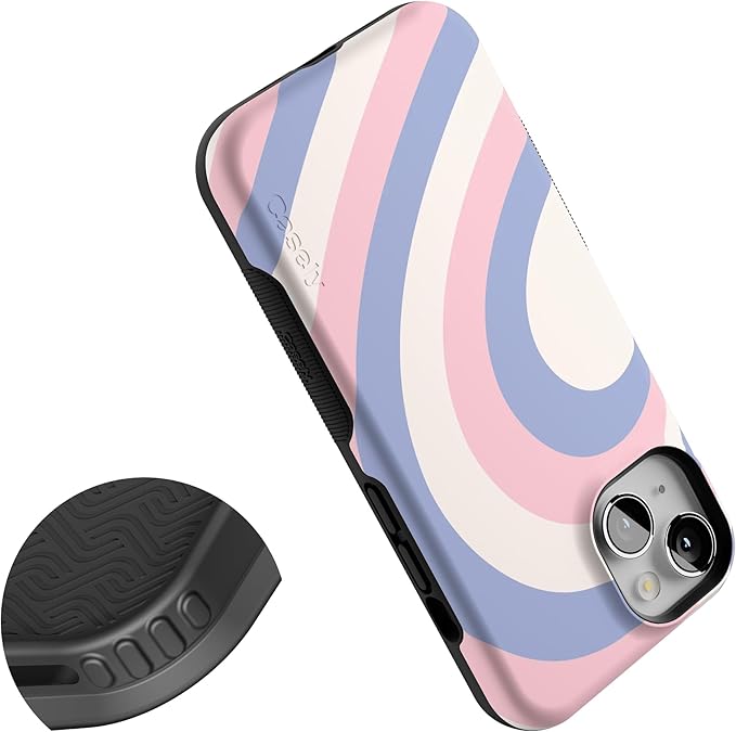 Casely iPhone 14 Case | Half of My Heart (Right) | Friendship | Compatible with MagSafe | Bold Protective Design