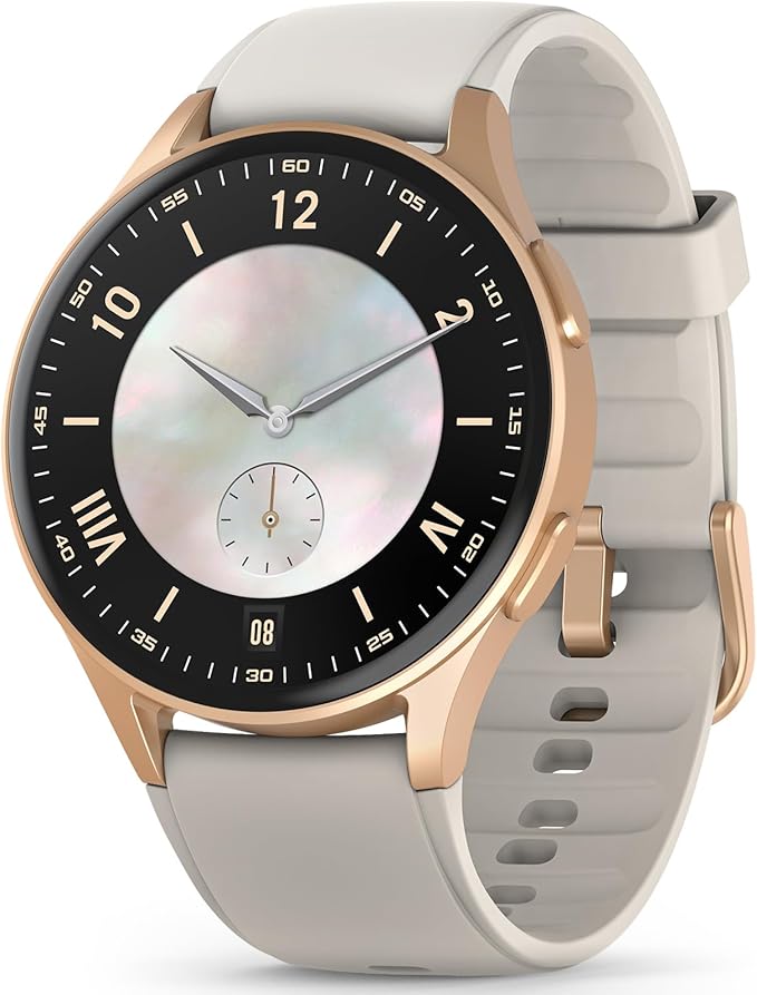 Smart Watch for Women, Built-in Alexa, GPS, HRV, VO2 Max, Blood Oxygen, Sleep & Stress Monitor, Compass, Altimeter, 1.32" AMOLED, Fitness & Women’s Health, iOS Compatible