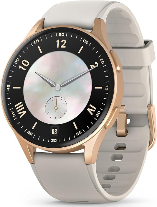 Smart Watch for Women, Built-in Alexa, GPS, HRV, VO2 Max, Blood Oxygen, Sleep & Stress Monitor, Compass, Altimeter, 1.32" AMOLED, Fitness & Women’s Health, iOS Compatible