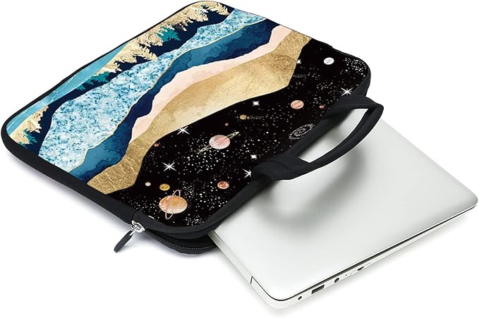 Laptop Sleeve Case 11.6" 12.1 Inch Neoprene Laptop Sleeve/Notebook Computer Pocket Case/Chromebook Case/Tablet Briefcase Carrying Bag Compatible For Men， Women ，boys， girls (mountains-1)
