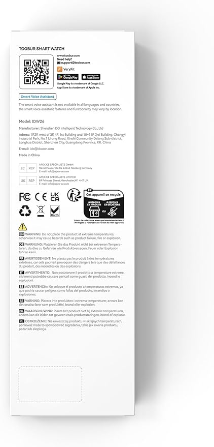 Smart Watch for Women, No Phone No APP Needed,1.83" Fitness Tracker Watch with Heart Rate/Step Tracker/Pedometer/Sleep, IP68 Waterproof Metal Smartwatch Calls Compatible iOS Android