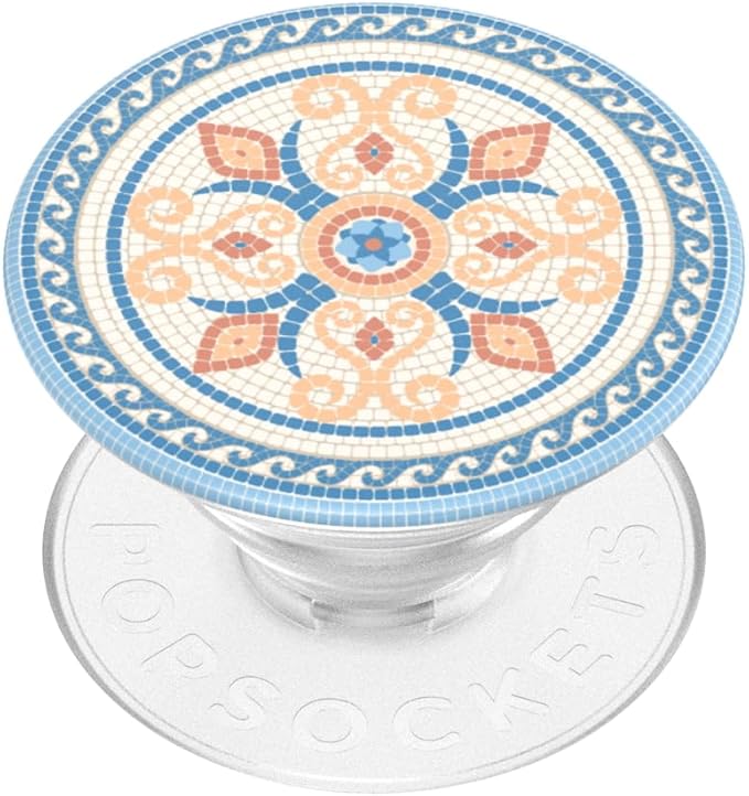 PopSockets Phone Grip with Expanding Kickstand, Adhesive Grip - Portofino Tile