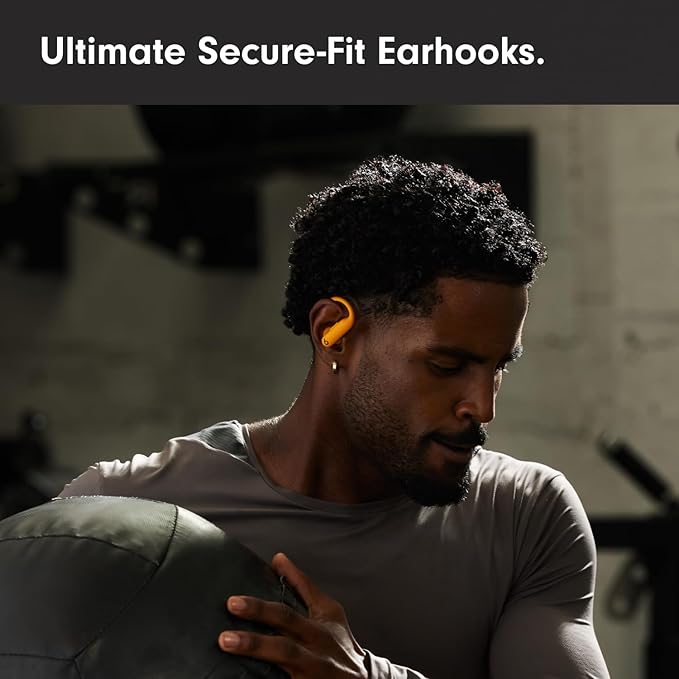 Beats Powerbeats Pro 2 Wireless Bluetooth Earbuds - Noise Cancelling, Heart Rate Monitor, IPX4, Up to 45H Battery & Charging Case, Works with Apple & Android - Electric Orange