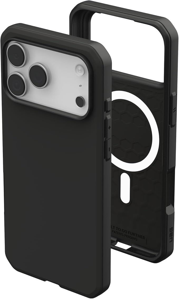 URBAN ARMOR GEAR UAG Designed for iPhone 17 Pro Max Case Civilian LT - Compatible with MagSafe Military Grade Protective Cover, Black