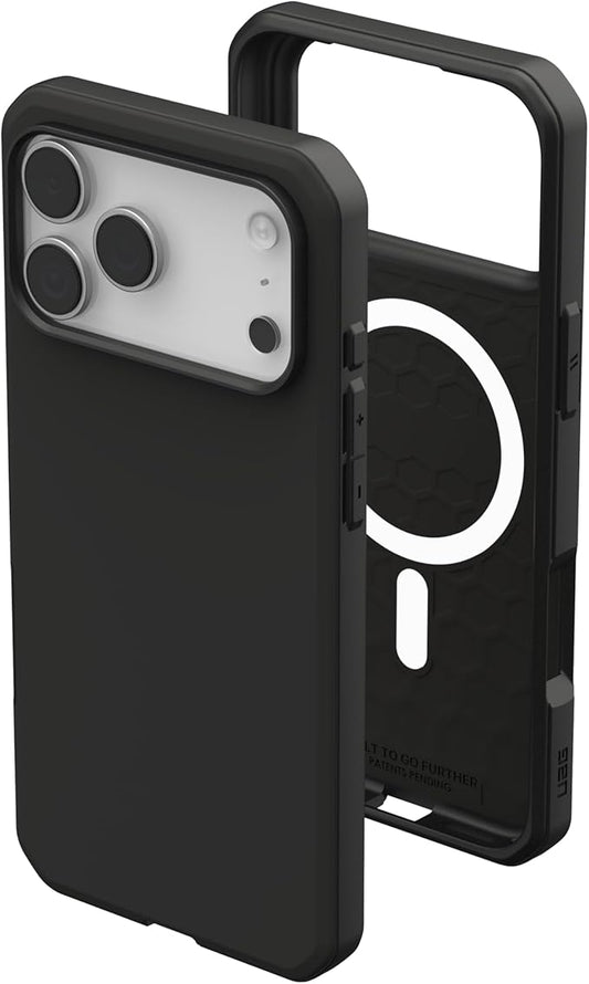 URBAN ARMOR GEAR UAG Designed for iPhone 17 Pro Max Case Civilian LT - Compatible with MagSafe Military Grade Protective Cover, Black