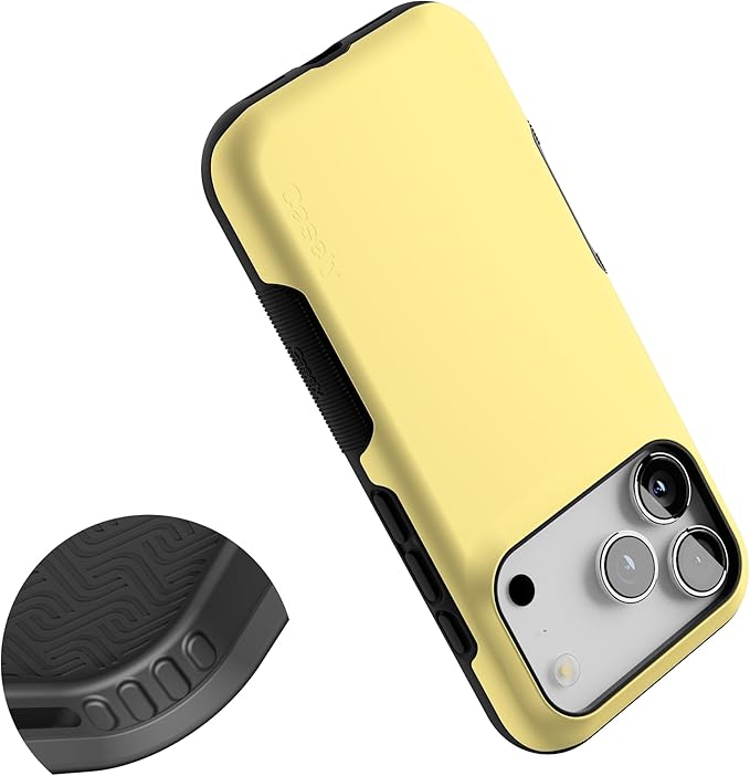 Casely iPhone 17 Pro Case | Butter Me Up | Butter Yellow | Bold Protective Design | Compatible with MagSafe
