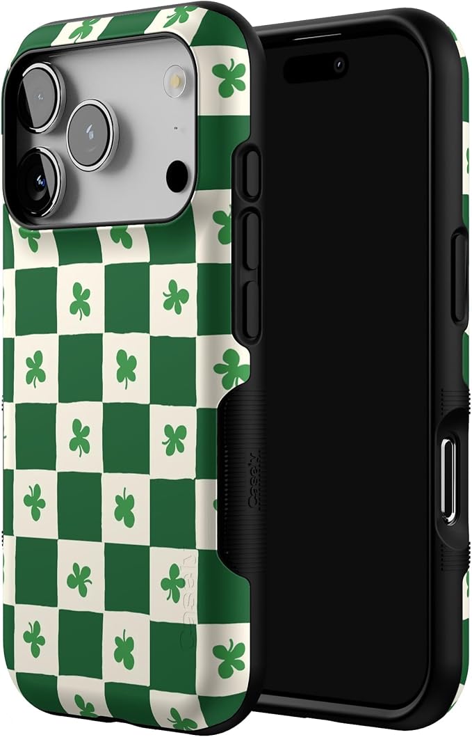 Casely iPhone 17 Pro Case | Lucky You | Shamrock | Bold Protective Design | Compatible with MagSafe