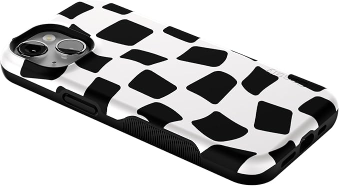Casely iPhone 14 Case | Funky Checkerboard | High Contrast Design | Compatible with MagSafe | Bold Protective Design