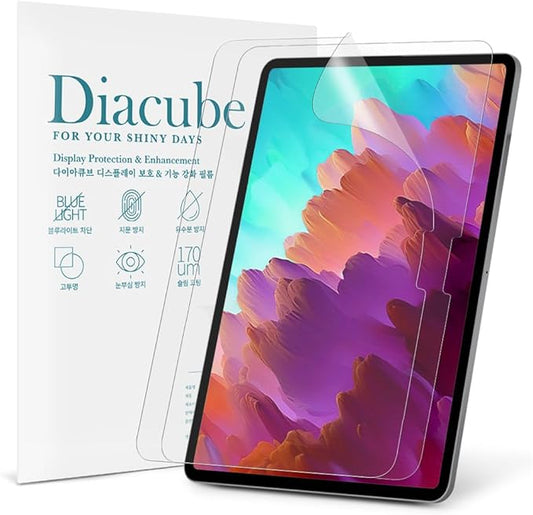 2-Pack Anti Glare Screen Protector with Blue Light Filter for Lenovo Tab P12/Xiaoxin Pad Pro 12.7 inch 2023, Anti-Glare Matte PET Film, Anti-Fingerprint, High Touch Sensitivity, Easy Installation