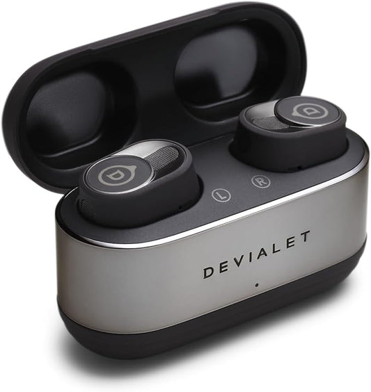 Devialet - Gemini II True Wireless Earbuds - Iconic White - Audiophiles - Daily Music & Commute - Pristine Audio Fidelity Sound Clarity and Effective Noise Cancellation.
