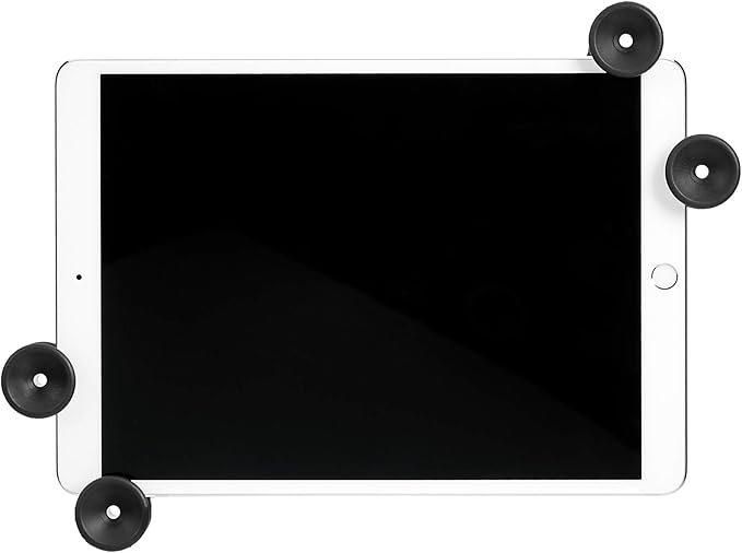 Amazon Basics Adjustable Tablet/iPad Mic Stand Holder for Music Performance, Black