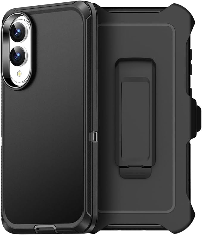 AICase Belt-Clip Holster Case for Samsung Galaxy S25 Edge 6.65",Heavy Duty Drop Protection Full Body Rugged Shockproof/Drop Proof/DustProof Military Grade Tough Durable Cover for S25 Edge 2025