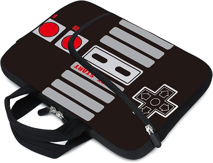 11.6" 12.2 inches Laptop sleeve Chromebook Case Ultrabook Case Notebook Sleeve Tablet Case Neoprene Handle Sleeve for Kids Men Women, Two pockets Fit Apple MacBook Air Samsung Acer HP DELL (Games-3)