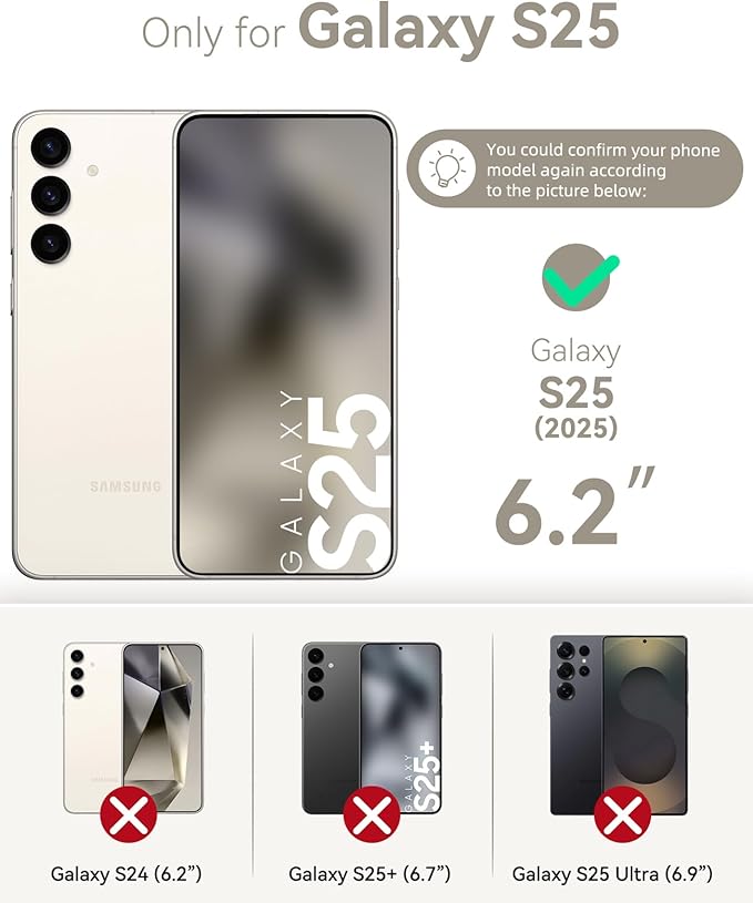 OCASE Compatible with Galaxy S25 Wallet Case, PU Leather Flip Folio Case with Card Holders RFID Blocking Kickstand [Shockproof TPU Inner Shell] Protective Phone Cover 6.2 Inch 2025, Spliced Gray