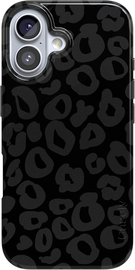 Casely iPhone 17 Case | Into The Wild | Black Leopard | Compatible with MagSafe | Classic Ultra Slim Design