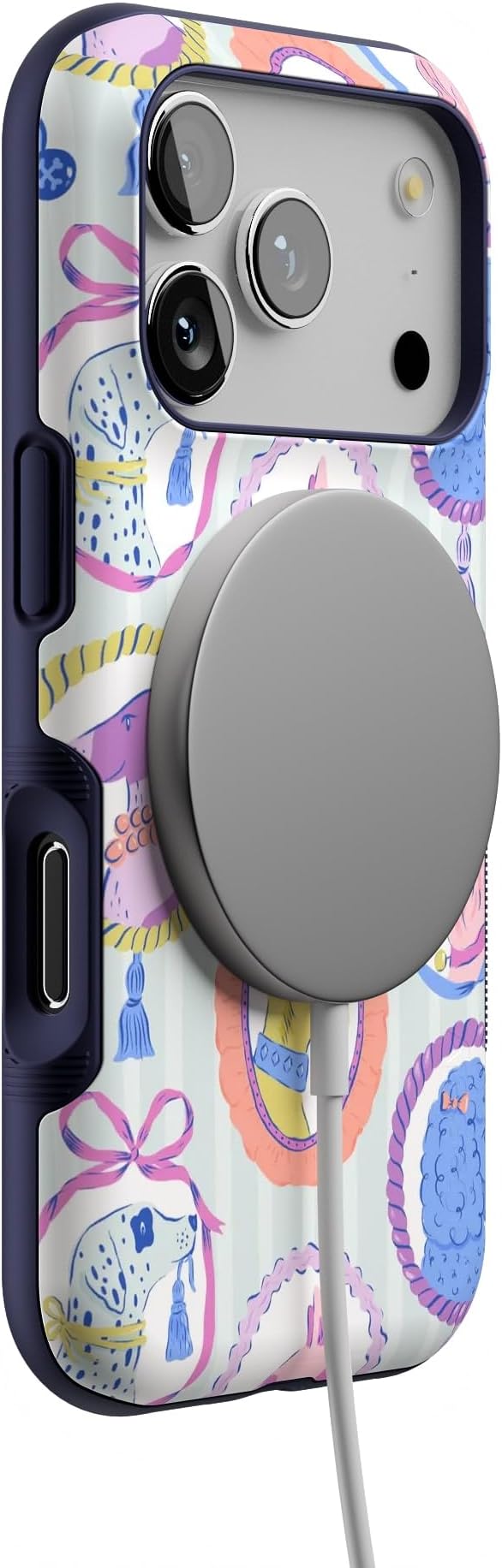 Casely iPhone 17 Pro Case | Chateau Pups | French Dog | Bold Protective Design | Compatible with MagSafe