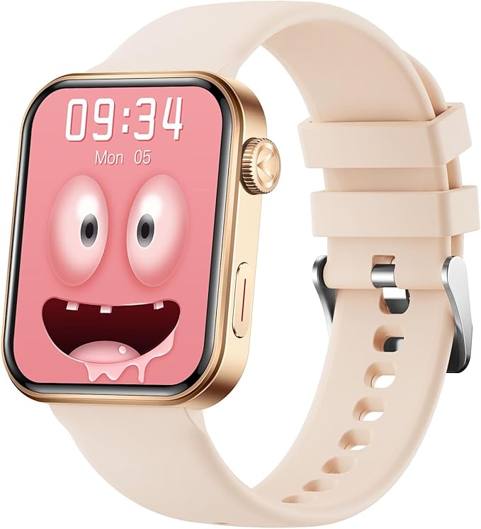 Smart Watches for Men Women (Answer/Make Calls), 1.91'' TFT HD Screen, 100+ Sports Modes Fitness Tracker, Heart Rate/Blood Oxygen/Sleep Monitor, IP67 Waterproof for Android/iOS, Rose Gold