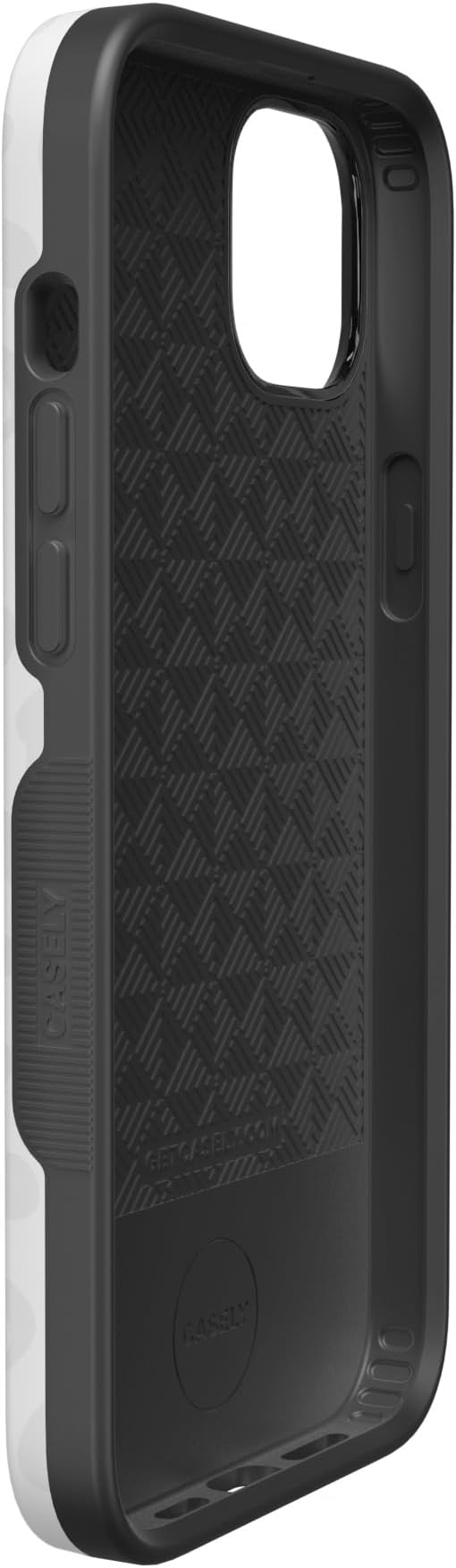 Casely iPhone 14 Case | White Snow Leopard | Into The Wild | Compatible with MagSafe | Bold Protective Design