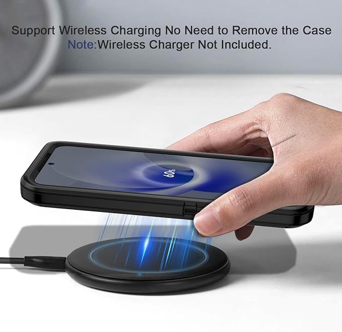 for Samsung Galaxy S23 Plus Case Heavy Duty Shockproof Dropproof 3-Layer Full Body Protection [Without Screen Protector] Tough Rugged Case for Galaxy S23 Plus,Black