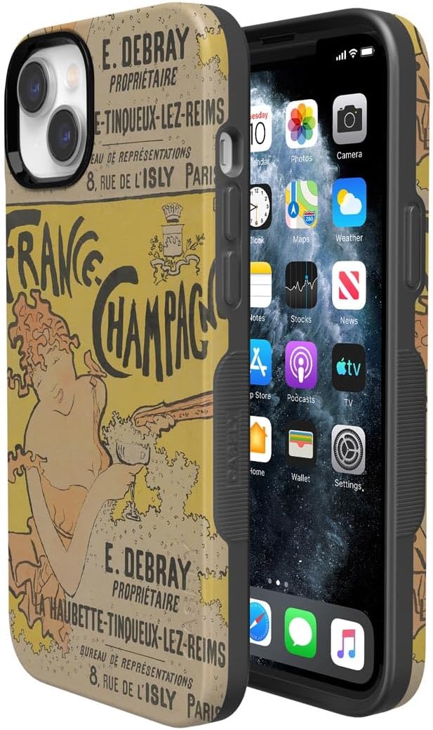 Casely iPhone 14 Case | French Bubbly | Van Gogh Museum | Compatible with MagSafe | Bold Protective Design
