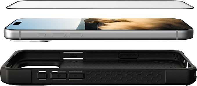 URBAN ARMOR GEAR UAG Designed for iPhone 17 Pro Max Screen Protector 6.9" Glass Shield Ultra - Anti-fingerprint HD Clarity Shatter Proof Tempered Glass,Clear