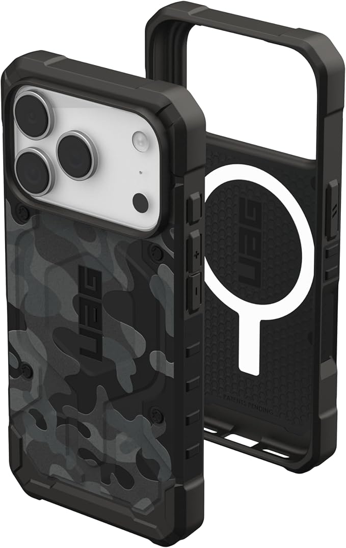 URBAN ARMOR GEAR UAG Designed for iPhone 17 Pro Case Pathfinder SE - Compatible with MagSafe Military Grade Protective Cover, Midnight Camo
