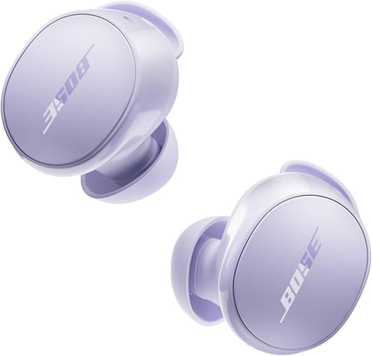 Bose QuietComfort Bluetooth Earbuds, True Wireless Earbuds with Active Noise Cancellation and Mic, Deep Bass, IPX4 Rating, Up to 8.5 Hours of Playtime, Chilled Lilac