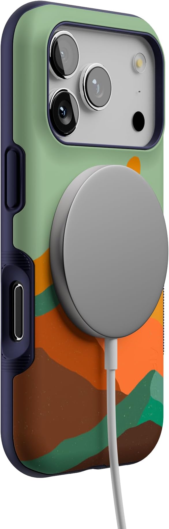 Casely iPhone 17 Pro Case | Endless Peaks | Colorblock Mountain | Compatible with MagSafe | Bold Protective Design