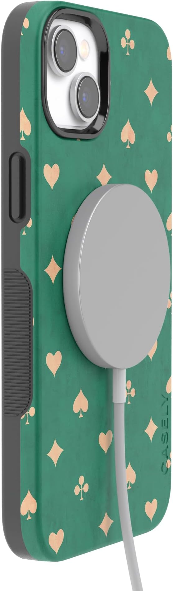 Casely iPhone 14 Case | Royal Flush | French Deck Playing Cards | Compatible with MagSafe | Bold Protective Design