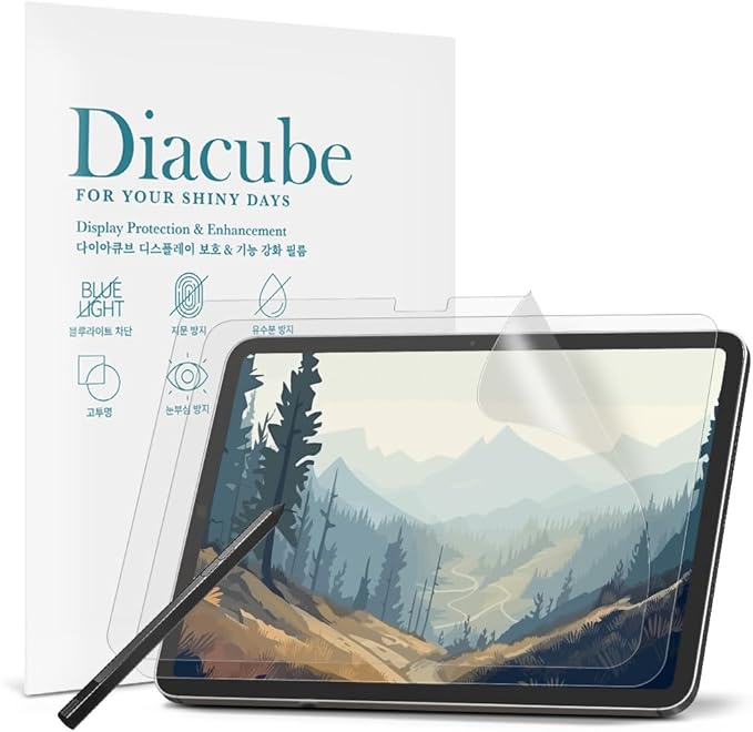 [2-Pack Paperfeel Screen Protector for Lenovo Tab M11/Xiaoxin Pad 2024 11", Anti-Glare Matte PET Film for Drawing and Writing Like on Paper, High Responsive Touch, Easy Installation