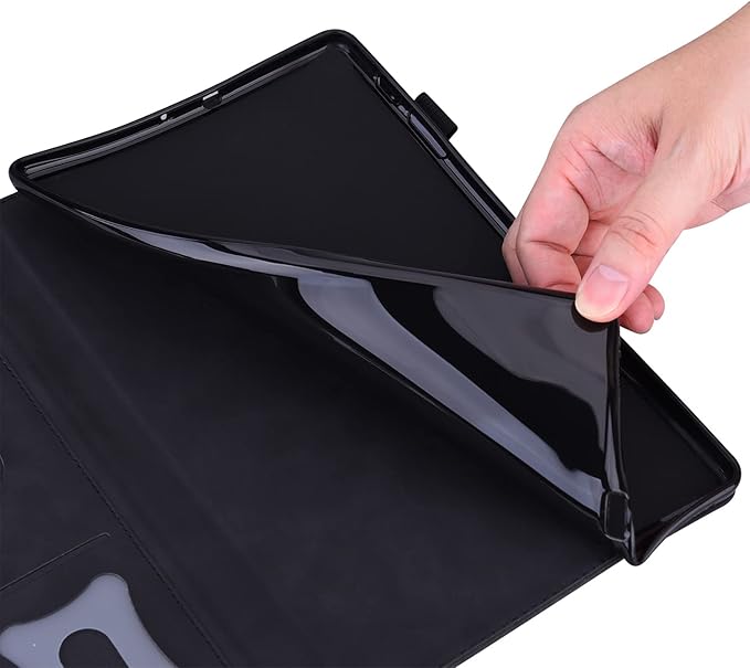 Case for Lenovo Tab P11 (2nd Gen) 11.5 inch/Pad Plus 2023 Magnetic PU Leather Folio Stand Shell Cover Foldable Card Holder Multi-Angle Lenovo Tab P11 Gen2 Tablet 2023 11.5",Black