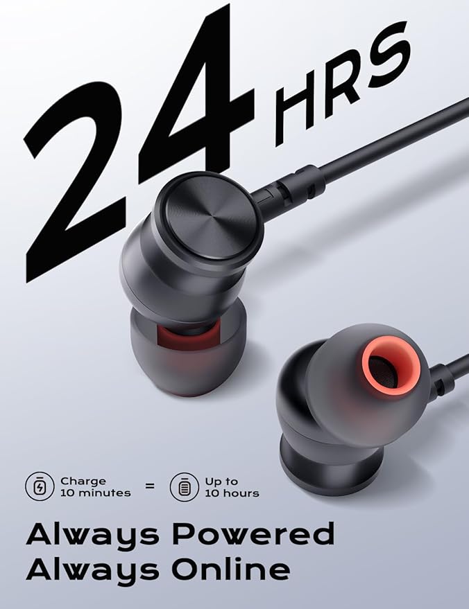 Bluetooth Headphones, aptX-HD Wireless 5.0 Bluetooth Earbuds CVC 8.0 Noise Canceling Mic, in-Ear Magnetic Neckband Earphones 30Hrs Playtime, IPX7 Sweatproof Deep Bass Headset for Phone Music Sports