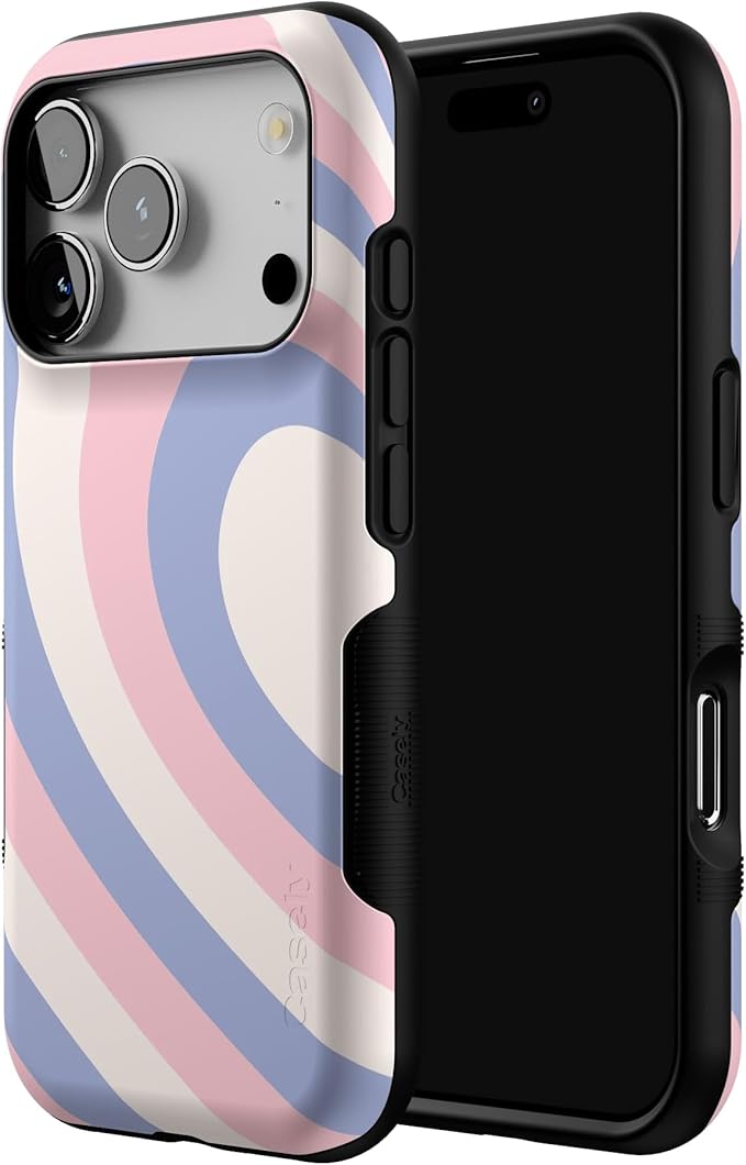 Casely iPhone 17 Pro Case | Half of My Heart (Left) | Friendship | Bold Protective Design | Compatible with MagSafe