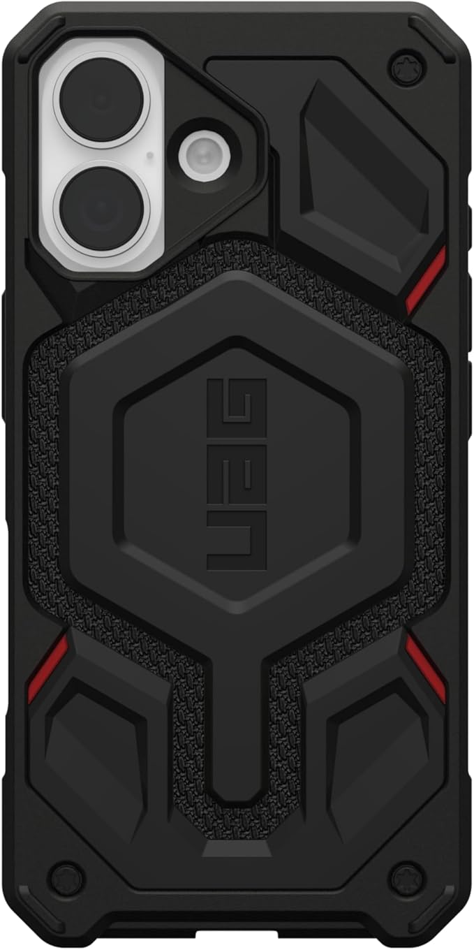 URBAN ARMOR GEAR UAG Designed for iPhone 17 Case Monarch Pro - Compatible with MagSafe Military Grade Protective Cover, Kevlar Black