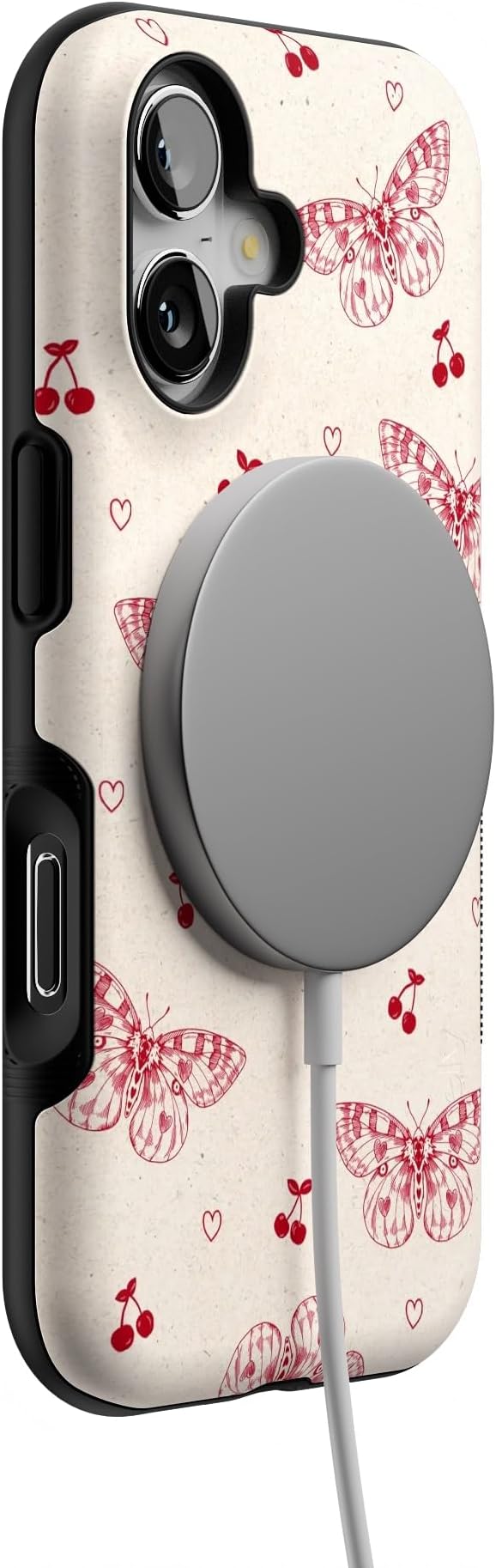 Casely iPhone 17 Case | Heart Flutters | Butterfly | Bold Protective Design | Compatible with MagSafe