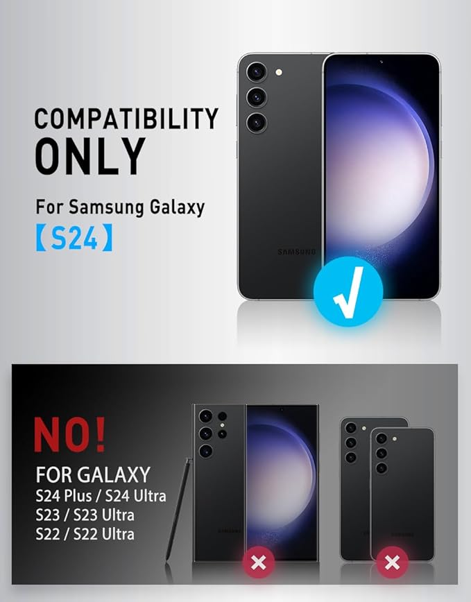 i-Blason for Samsung Galaxy S24 Case with Camera Cover Stand, [Compatible with MagSafe] [Built-in Screen Protector], Anti-Fall Magnetic Phone Case for Samsung Galaxy S24 6.2", Ruddy