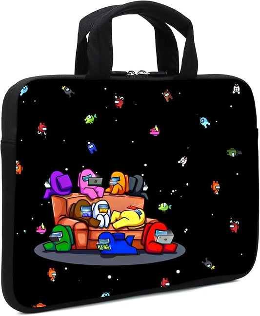 Laptop Sleeve Case 11.6"" 12.1 Inch Neoprene Laptop Sleeve/Notebook Computer Pocket Case/Chromebook Case/Tablet Briefcase Carrying Bag Compatible for Men， Women ，boys， girls (CSJQR-1)