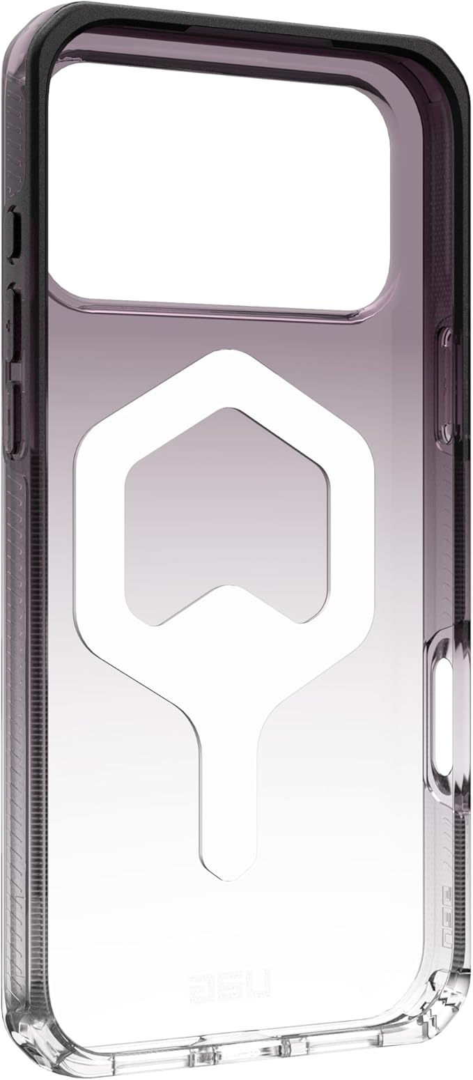 URBAN ARMOR GEAR UAG Designed for iPhone 17 Pro Max Case Plyo - Compatible with MagSafe Translucent Military Grade Protective Cover, Black/Clear Ombre