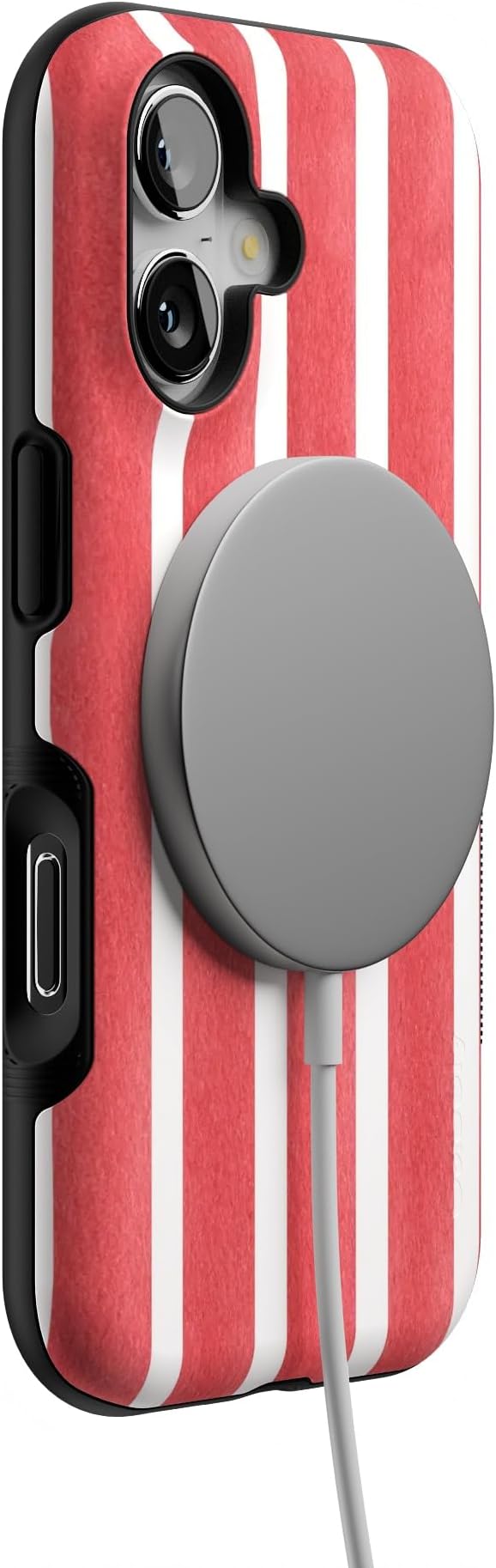 Casely iPhone 17 Case | East Coast Summer | Red Stripes | Bold Protective Design | Compatible with MagSafe