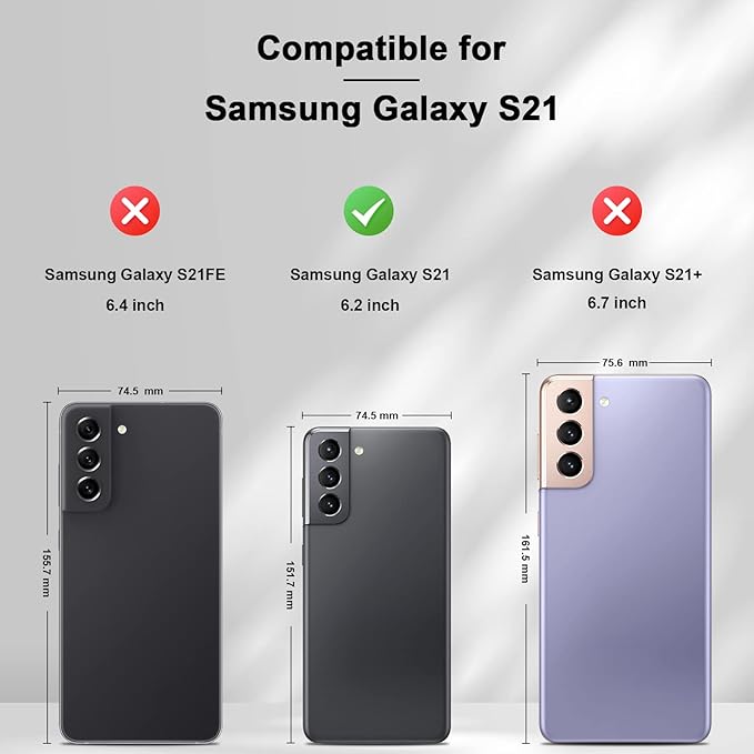 Jasonyu Flip Wallet Case for Samsung Galaxy S21 5G,Leather Magnetic Folio Cover with Card Holder,Kickstand - TPU Shockproof Durable Protective Phone Case,Black