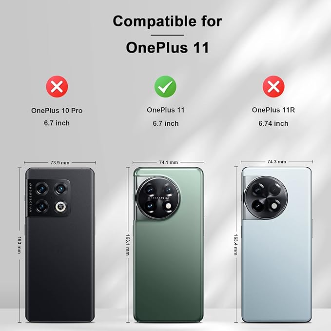 Jasonyu Flip Wallet Case for OnePlus 11 5G,Leather Magnetic Folio Cover with Card Holder,Kickstand - TPU Shockproof Durable Protective Phone Case,Black