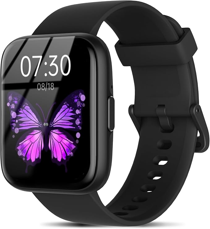 Smart Watches for Men Women - 1.83" HD Dynamic Dial 2025 Fitness Tracker with 100 Sports Modes, Heart Rate/Sleep Monitor, IP68 Waterproof, Bluetooth Call & Music Control for iPhone/Android