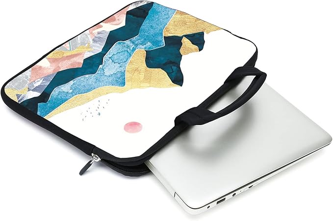 Laptop Sleeve Case 11.6" 12.1 Inch Neoprene Laptop Sleeve/Notebook Computer Pocket Case/Chromebook Case/Tablet Briefcase Carrying Bag Compatible For Men， Women ，boys， girls (mountains-2)
