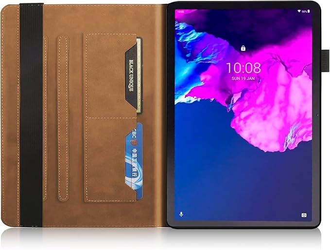 Case for Lenovo Tab P11 2nd Gen/Xiaoxin Pad Plus 2023 11.5" TB350FU/TB350XU case Bussiness Premium PU Leather Stand Folding Folio Cover for Lenovo Tab P11 2nd Gen 11.5 inch -Orange