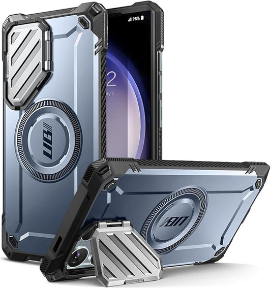 SUPCASE for Samsung Galaxy S24 Ultra Case with Stand [Built-in Camera Cover Kickstand] [S Pen Friendly] [Compatible with MagSafe] Heavy Duty Rugged Magnetic Phone Case for Galaxy S24 Ultra, Tilt