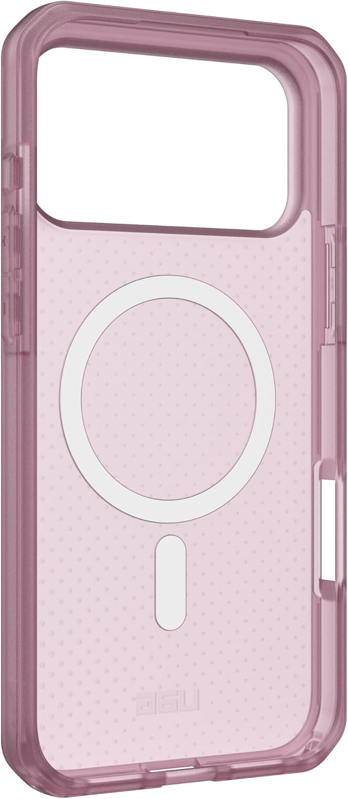 URBAN ARMOR GEAR UAG Designed for iPhone 17 Pro Max Case Dot - Compatible with MagSafe Translucent Military Grade Protective Cover, Purple